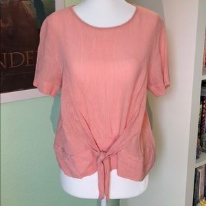 Sophie Rue Pink Cropped Tee